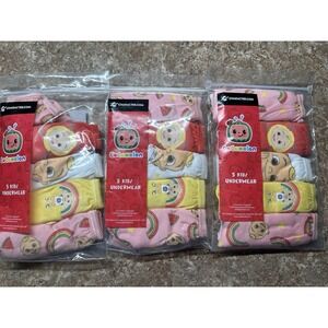 3 Packs Underpants Underwear Cocomelon Girls 15 Pair 18m 2t And 3t All New
